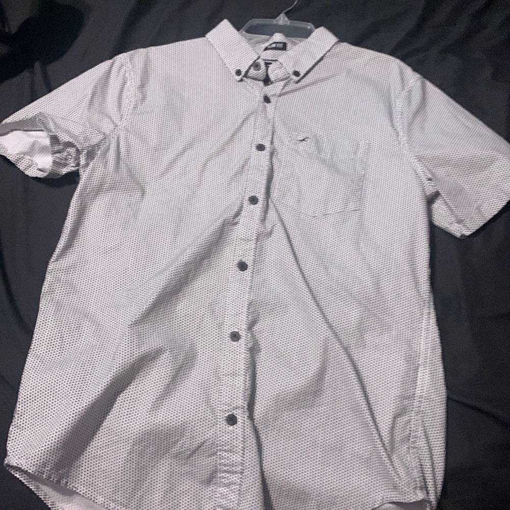 Hollister Men’s Small casual dress shirt Slim Fit Like new